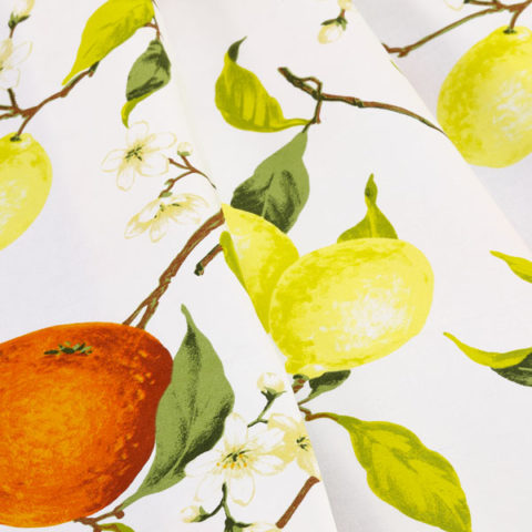 Tovaglia con limoni e arance - Agrumi