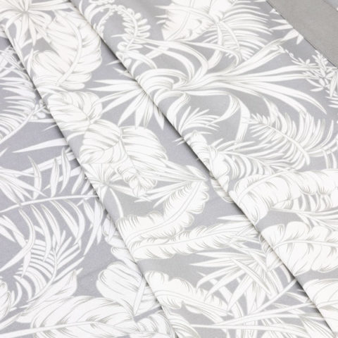 Tovaglia colore grigio in tessuto panama di cotone - Palma
