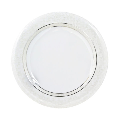 Set piatti decorazione filo platino porcellana - VersaillesSet piatti decorazione filo platino porcellana - Versailles